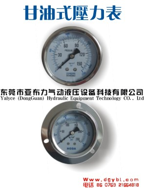 甘油式壓力表